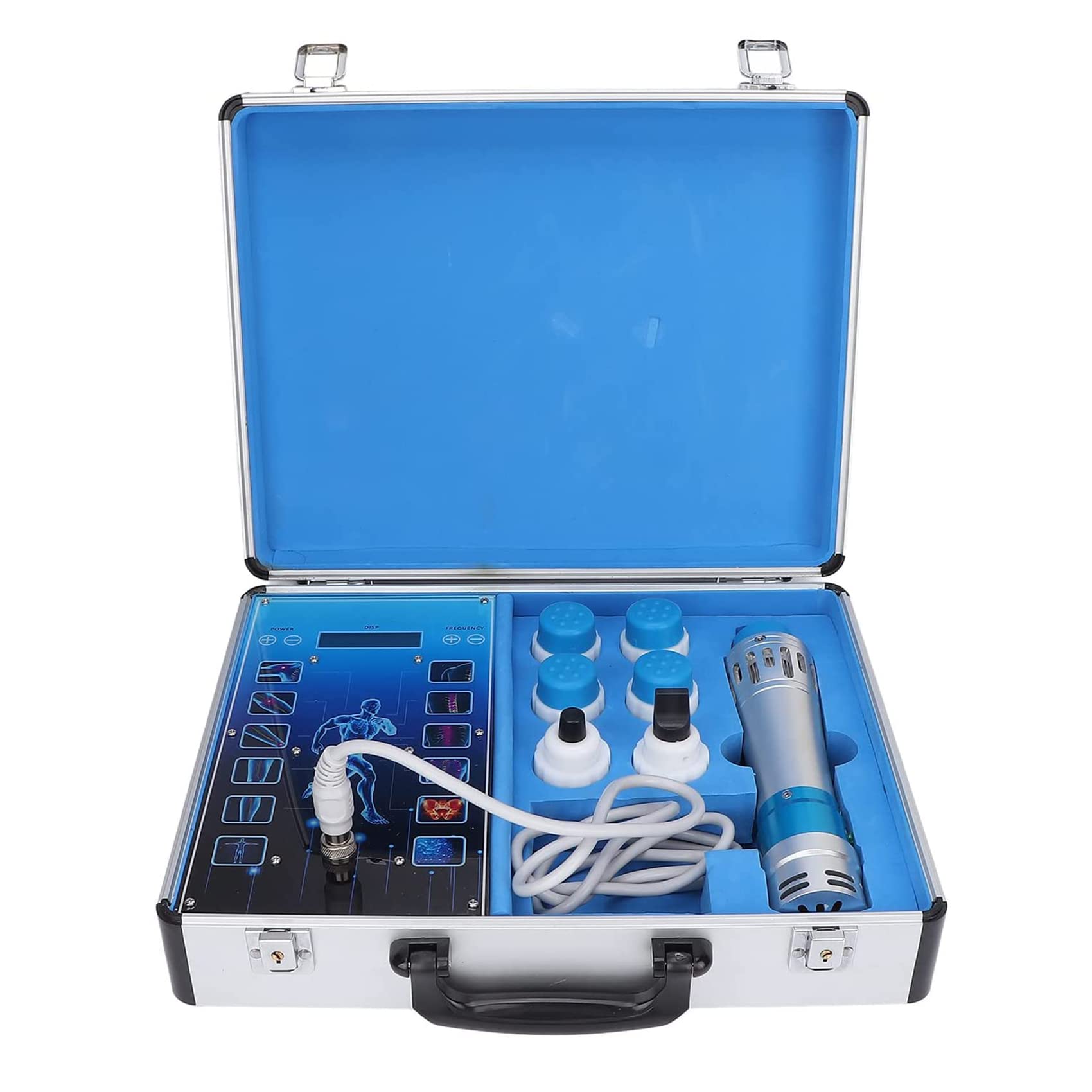 Shockwave Therapy Machine, Extracorporeal Shockwave Massage Device ED Shock Wave Machine with 7 Different Massage Heads for Pain Relief