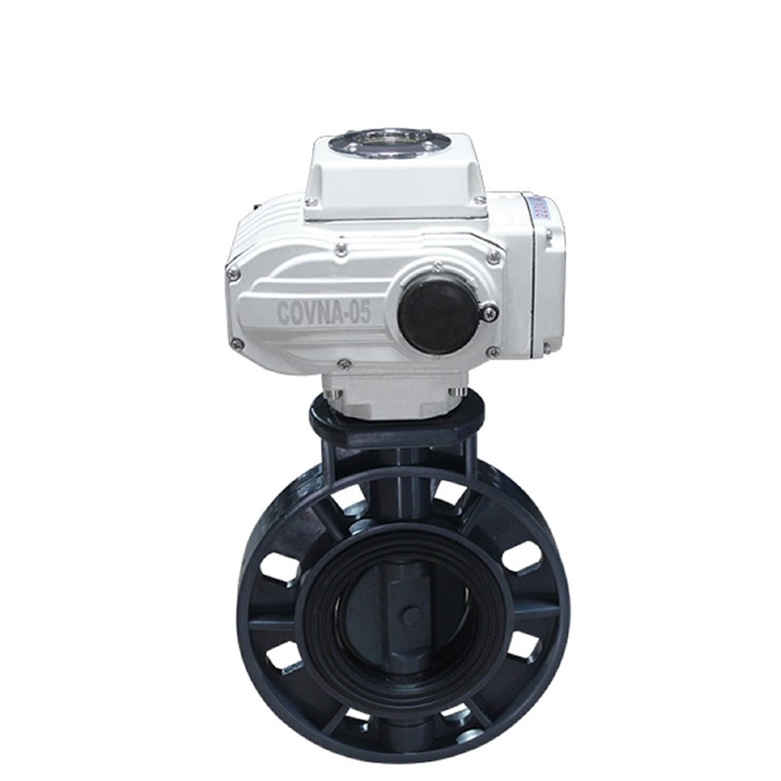 VSPPJYFG 3 inch Electric Butterfly Valve On Off Type DN80 Plastic Motorized Butterfly Valve for Water Usage(AC24V)