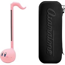 Otamatone العادية [كيربي] و ماتي القضية [أسود] حزمة اليابانية الإلكترونية آلة موسيقية المحمولة الموسيقى المركب من اليابان جائزة مايوا Denki التعليمية هدية ممتعة للأطفال في سن المراهقة الكبار