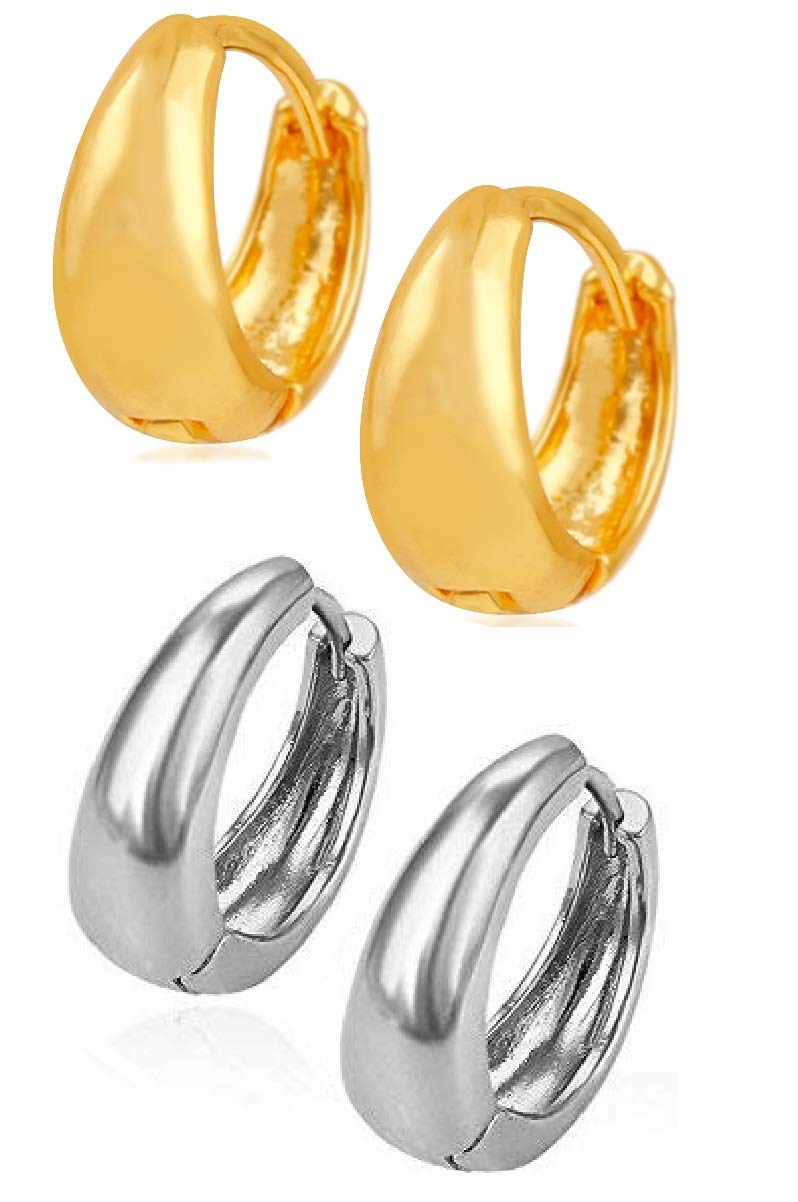 Vama Fashions Salman Khan Inspired Kaju Bali Hoop Ear Rings for Men Boys Man Unisex Ear Rings - Fancy Earrings Set with Piercing for Mens (B08TWTSQHJ) Amazon Price History, Amazon Price Tracker