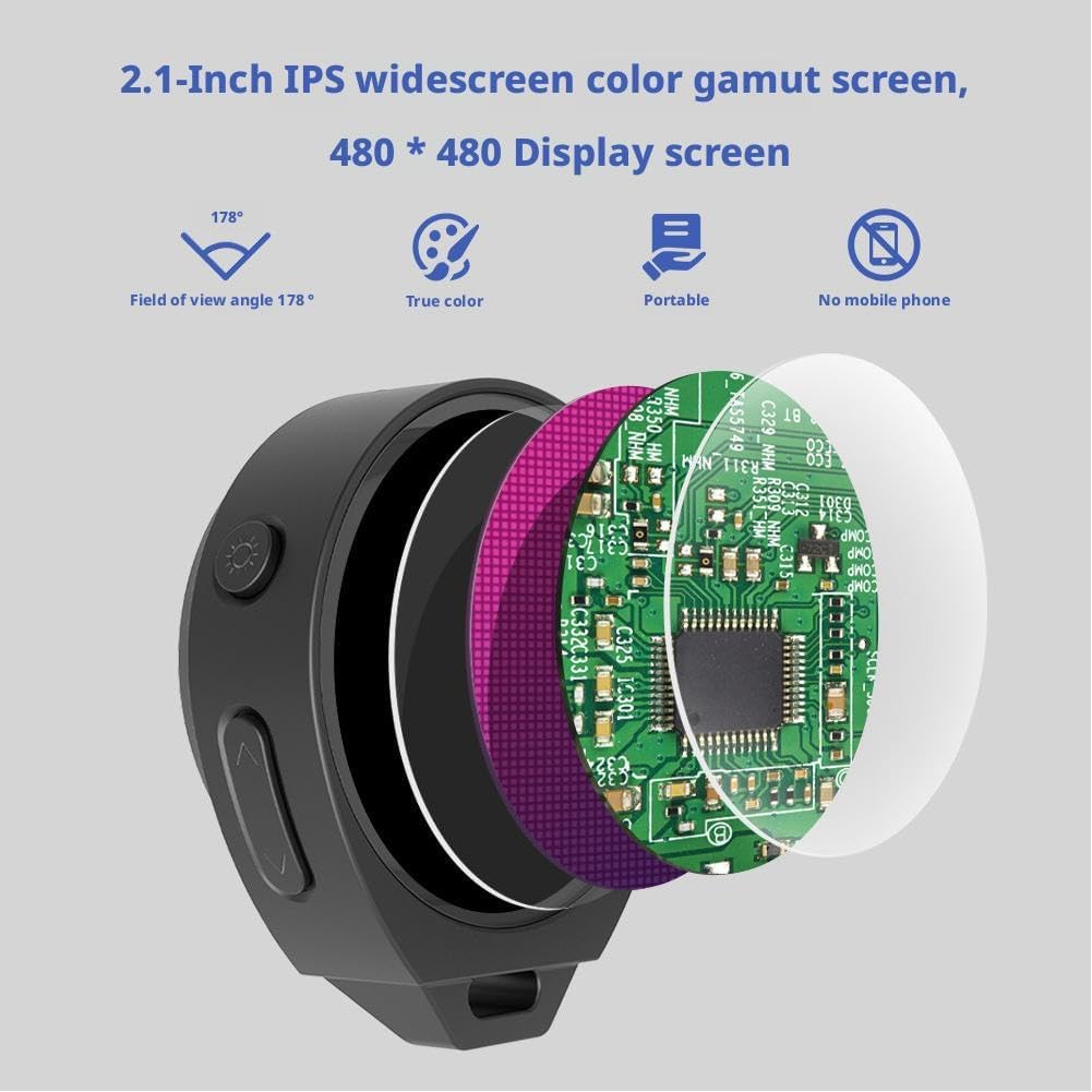 Anti-Funnel Microscope Magnifying Glass, Upgarde Portable Jewelers Loupe, 10/13/15x Mini Coin Magnifier with White&Ultraviolet Light, One-Click Recording of Photos and Videos