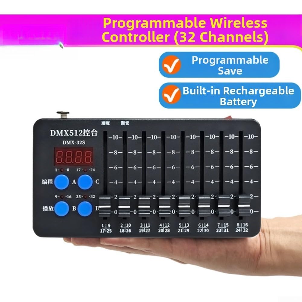 Consola de control de luz compacta de 32 canales tipo C
