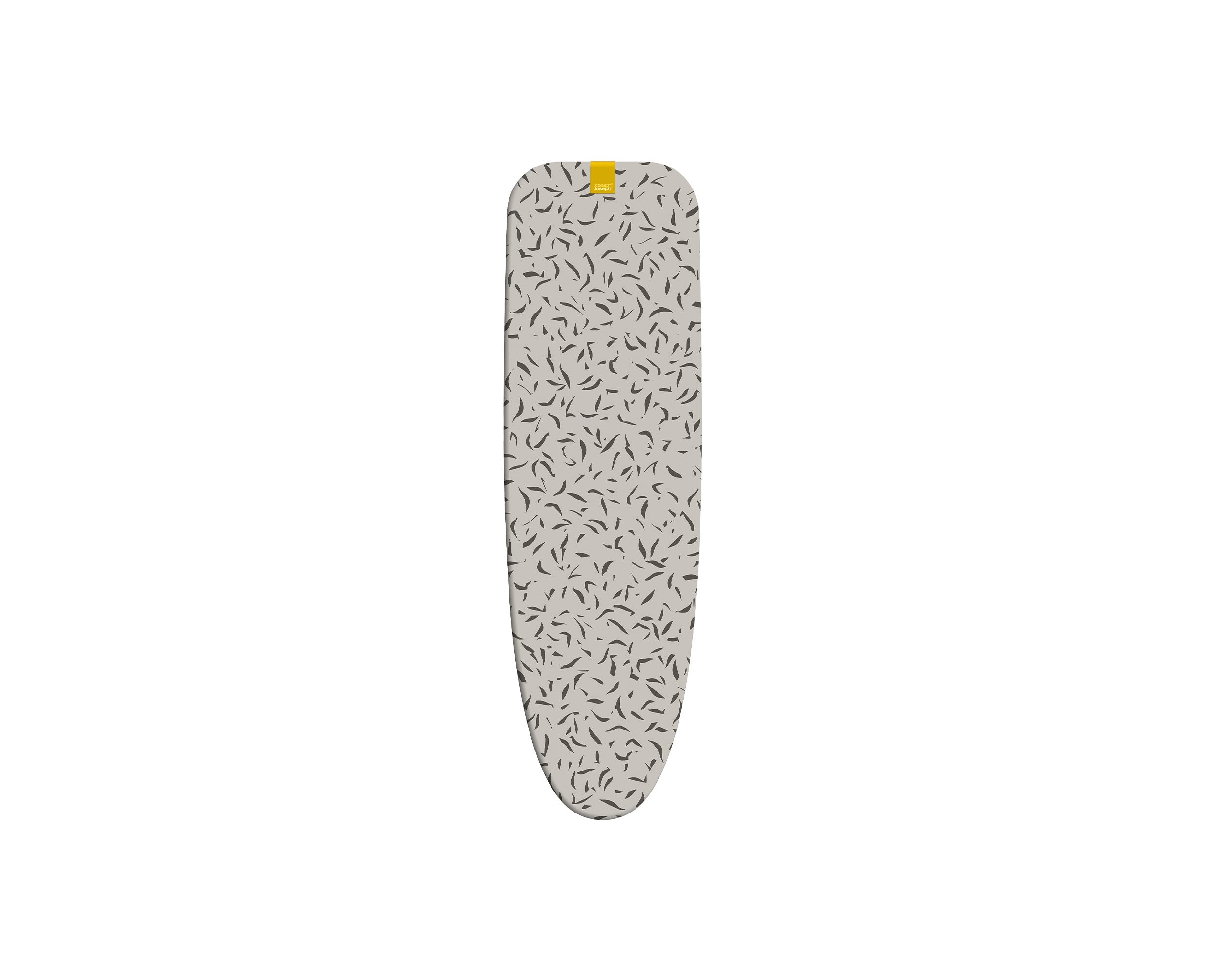 Joseph Joseph Ironing Board Cover 110 x 33cm, Cotton with silicone iron rest- for use with Glide Compact, Ecru Scatter