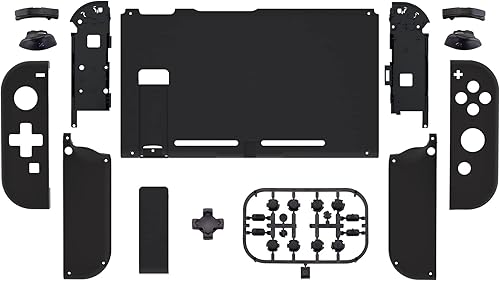 Miniatura 2 de eXtremeRate Dpad Version - Juego completo personalizado de carcasa para Nintendo Switch placa trasera de repuesto de consola de agarre suave al