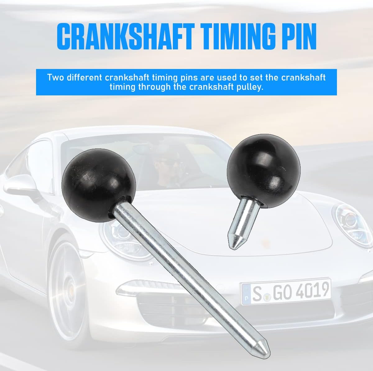 CMTOOL Engine Camshaft Tensioning Locking Alignment Timing Tool Kit Compatible with Porsche Cayenne Panamera V8 4.5L 4.8L V6 3.6L, Timing Belt Tensioner Locking Tool Compatible with Audi Q7 9678/9595