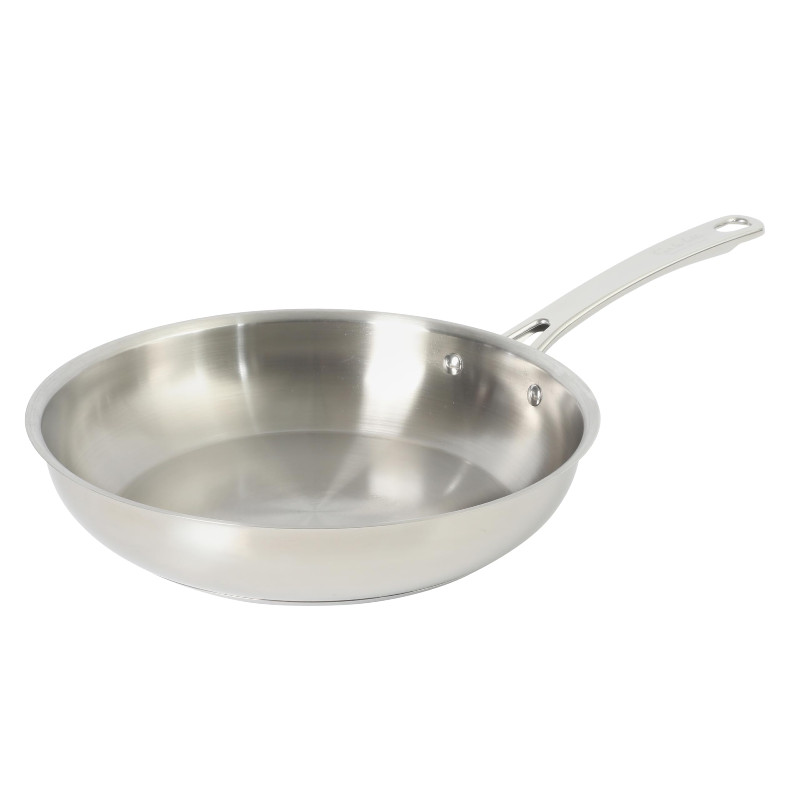 Sur La Table Kitchen Essentials Chef's Deck 11-Inch Large Stainless Steel Frying Pan