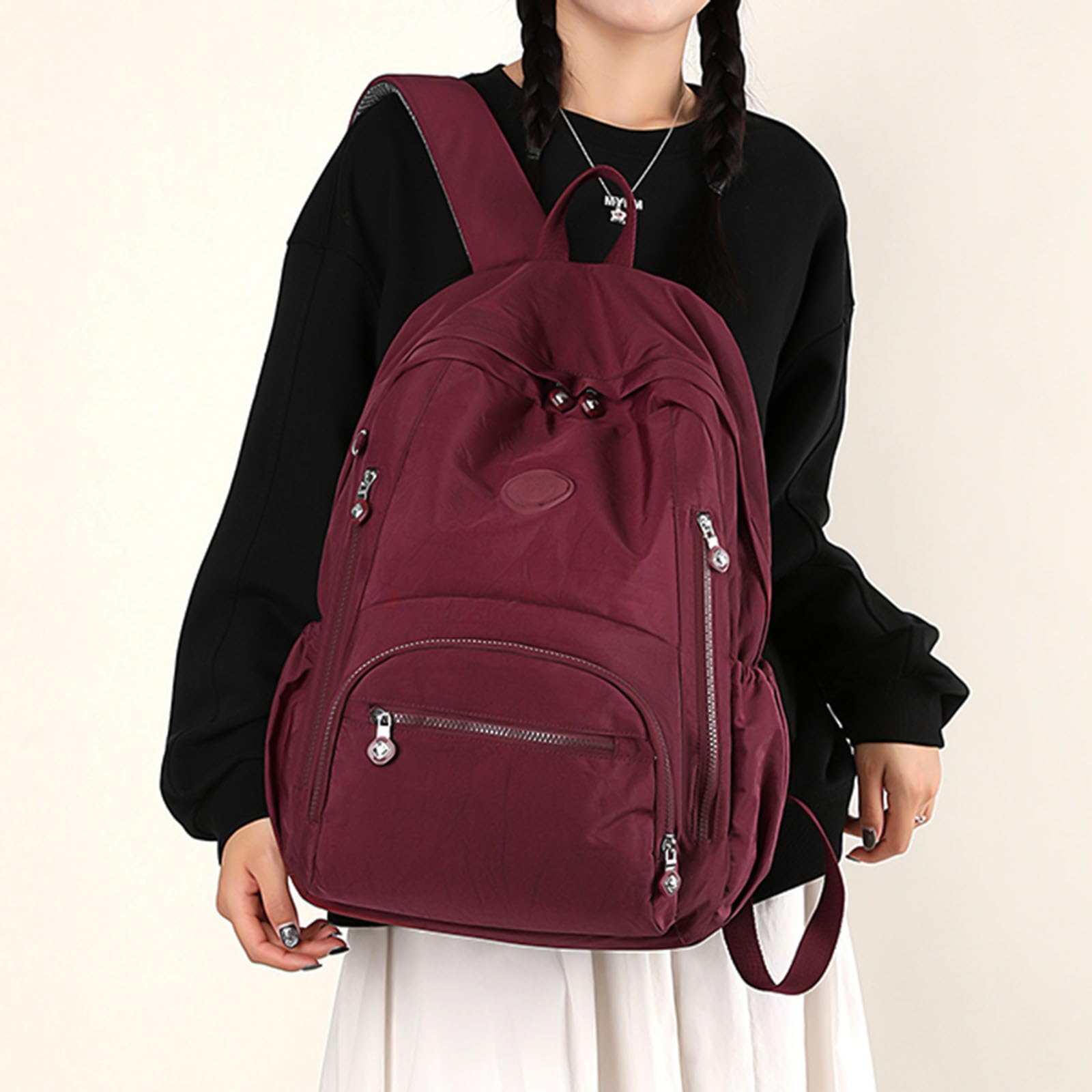 Zaino Per Laptop Studente Scuola Uomo Viaggio Resistente All'acqua Donna Capacità Laptop Da Viaggio Capacità Studente Scolastico