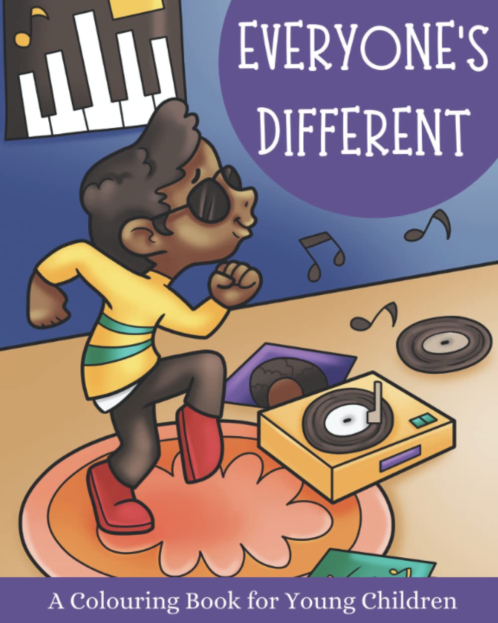 Everyone's Different: A Colouring Book for Young Children