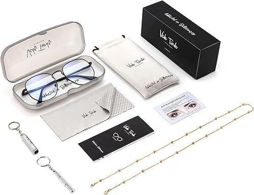 Miniatura 6 de Veda Tinda Vision Gafas cuadradas de luz azul retro para juegos de computadora para mujeres y hombres, lentes de lectura transparentes con bloqueo