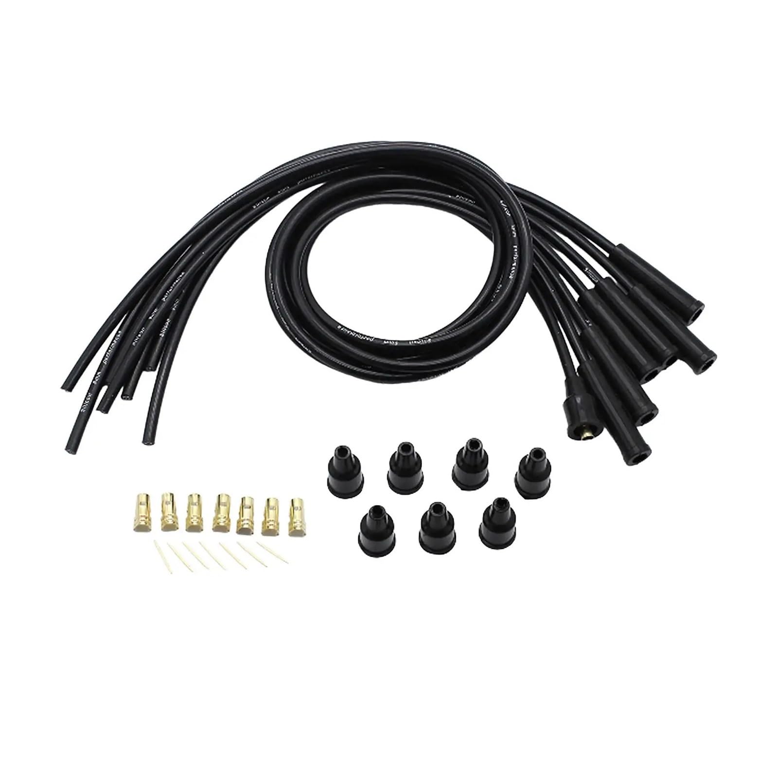 Cavi Candela in Silicone da 8 mm, Professionali e Facili da Usare, Accessori di Ricambio per Auto Classiche a 6 cilindri.