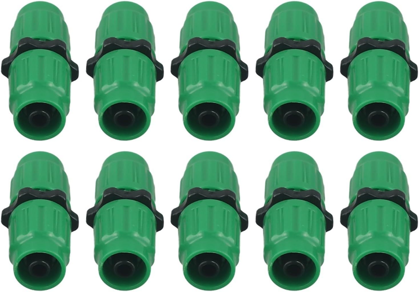 Expandable Garden Hose Repair Kit – 10-Piece Plastic Fitting Connector Set, Quick Leak Fix for Home Gardening