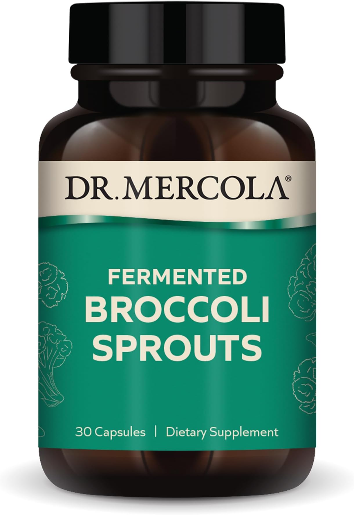 Dr. Mercola Fermented Broccoli Sprouts, 30 Servings (30