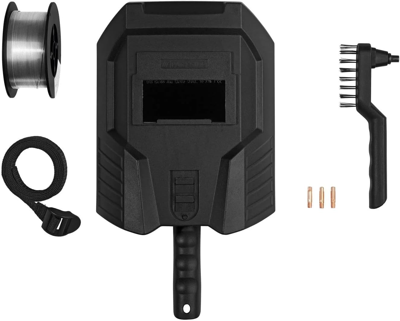 PARKSIDE® Saldatrice PIFDS 120, filo animato inverter, con 1 cinghia di trasporto e 1 schermo di protezione per saldatura
