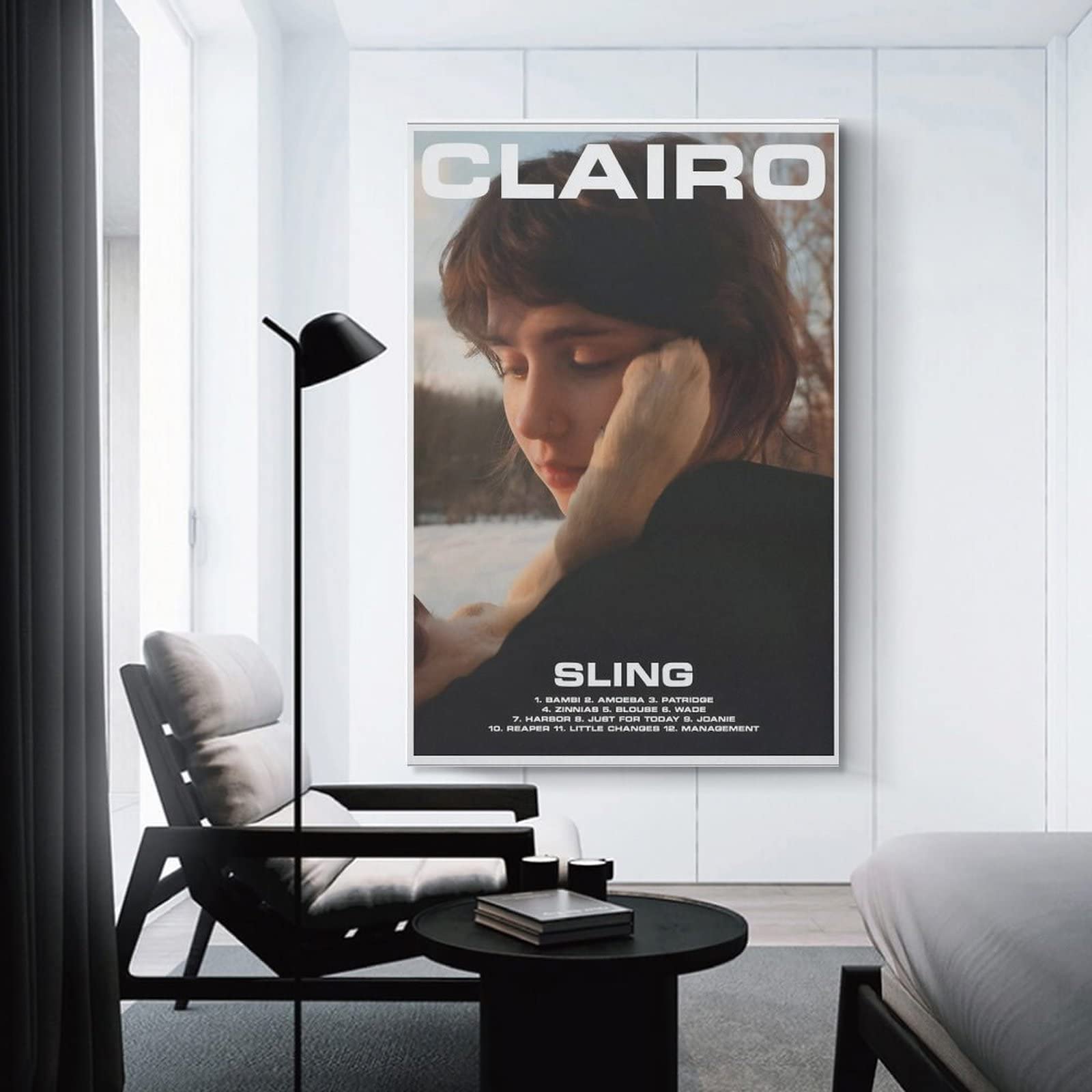 新品未使用 Clairo Sling ポスター Amazon.com: ARTSIE Sling by Clairo Canvas Poster Wall Decorative