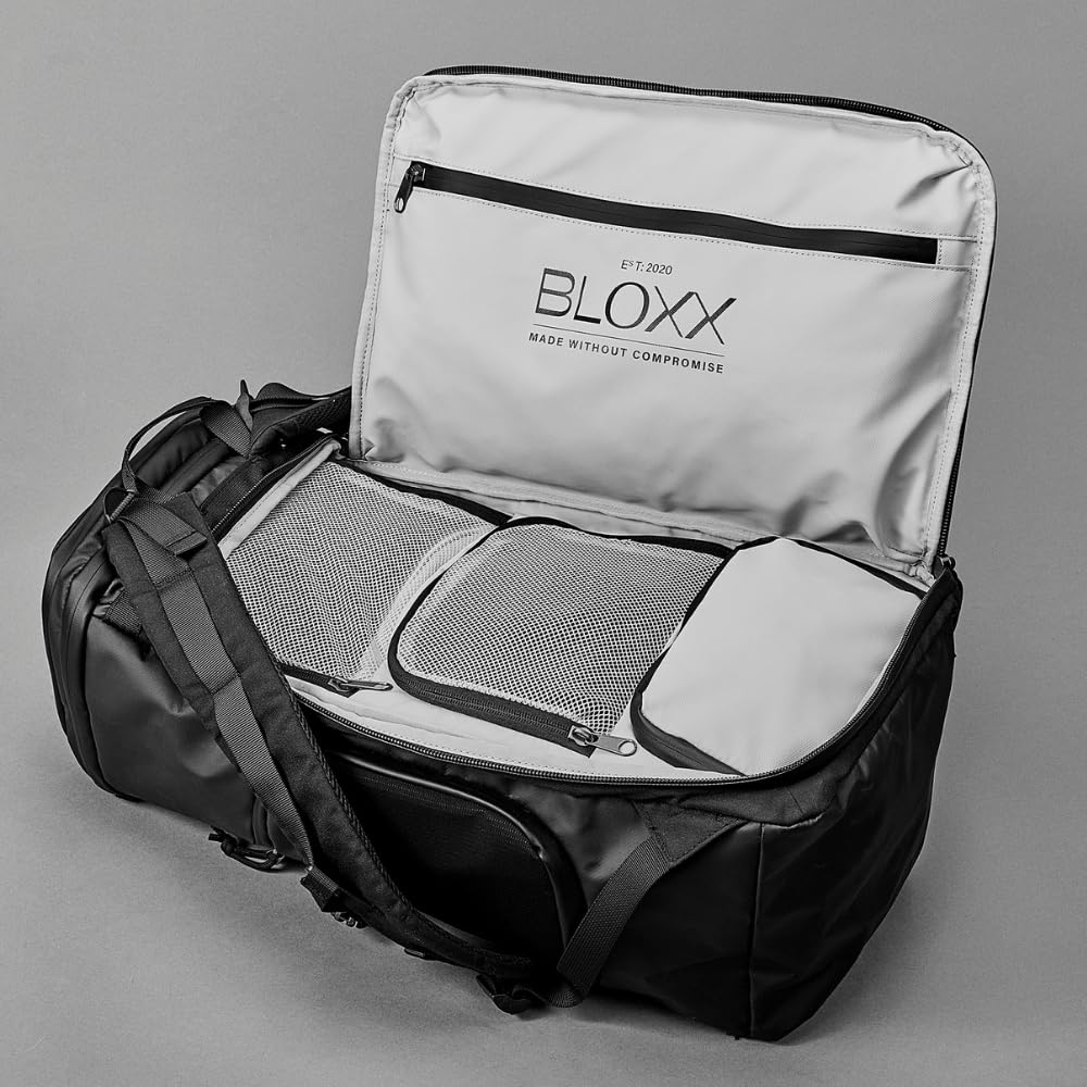BLOXX Plecak podróżny fitness sportowiec siłownia outdoorowy triathlon wodoodporny pasuje unisex torba dzienna wiele przegródek do przechowywania lekka torba do pracy biznes kemping jazda na rowerze