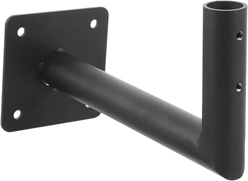 Soporte de montaje de iluminación solar para montaje en poste de luz, kit de luces de granero de metal negro para luz de calle, neumático montado en