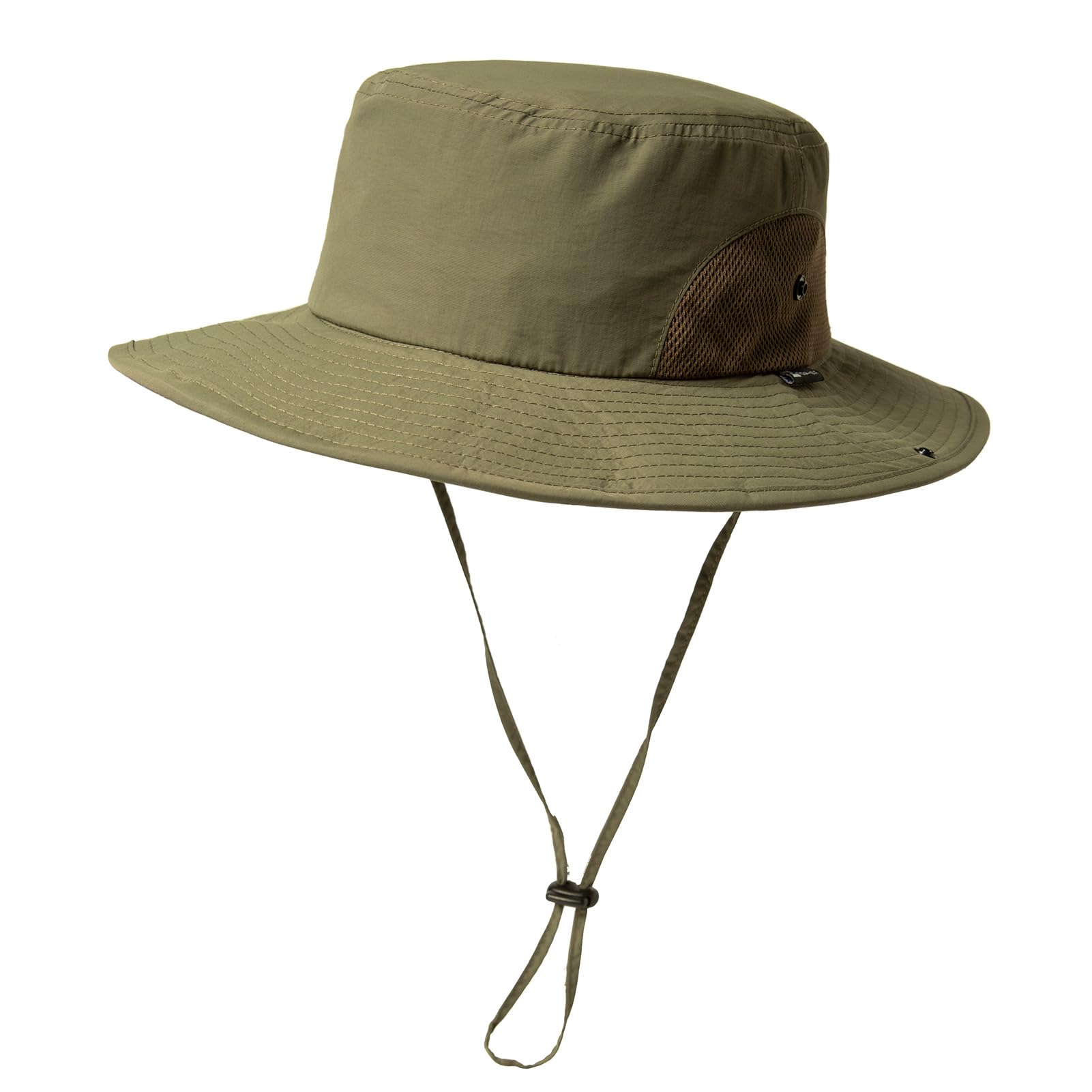 TOP-EX Ponadgabarytowe XL XXL męskie czapki przeciwsłoneczne z wiadrem golfowym duża głowa Boonie Safari szerokie rondo wodoodporne UPF50+ wędkarstwo