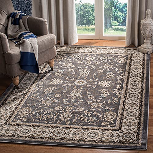 Tapete SAFAVIEH Lyndhurst 8' x 10' Gris y Crema Oriental miniatura 1