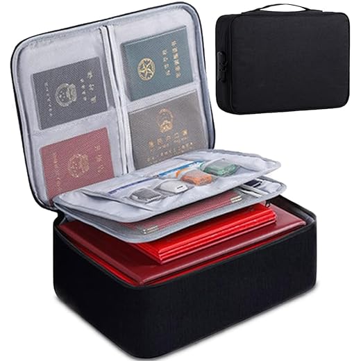 Handcuffs File Organizer with Lock