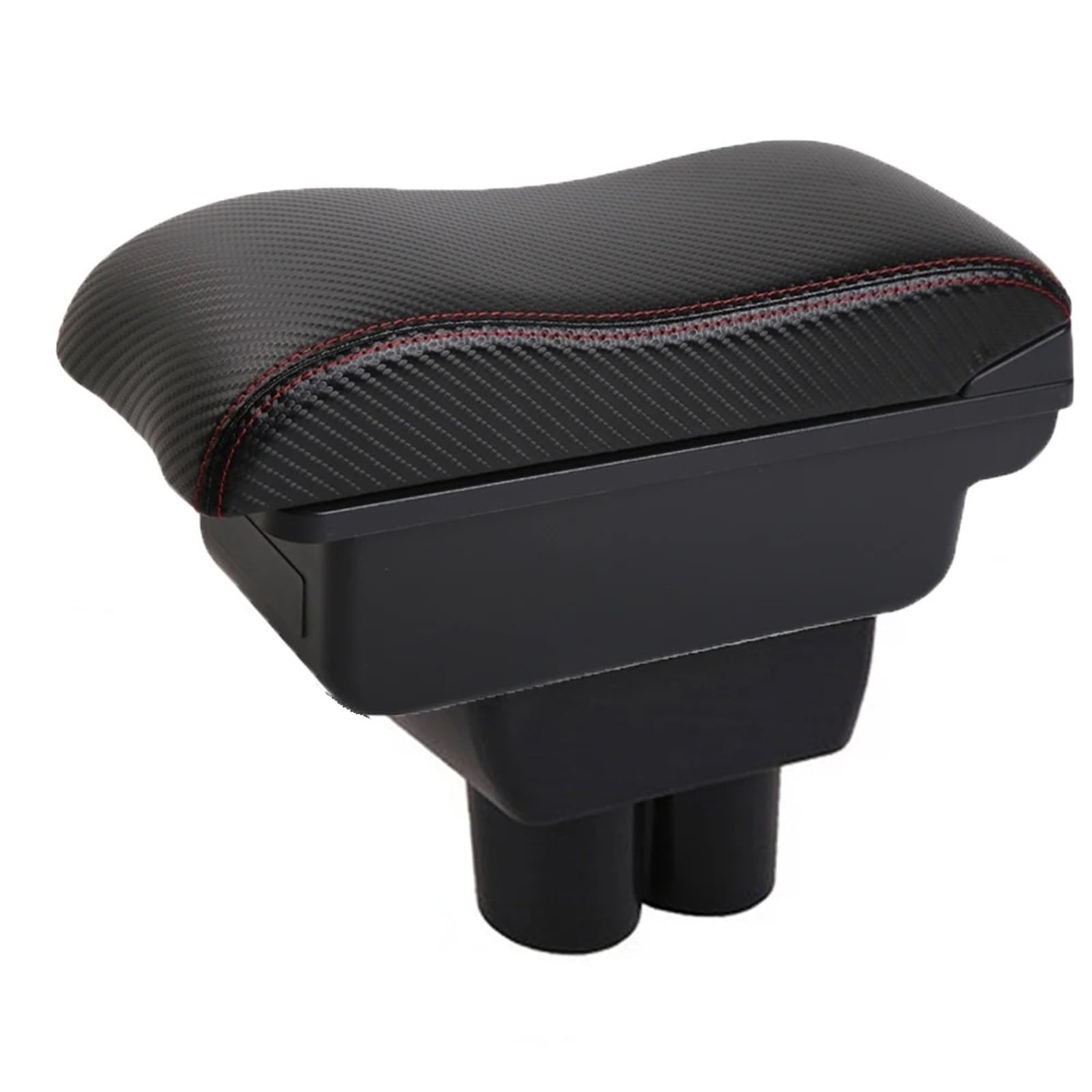 Hguvsjd B-No Usb-Red Line Armrest Box For Suzuki For Jimny Jb23 Jb43 Central Armrest Storage Box Elbow Support For Drivers And Passengers Car Armrests(B-No Usb-Red Line)