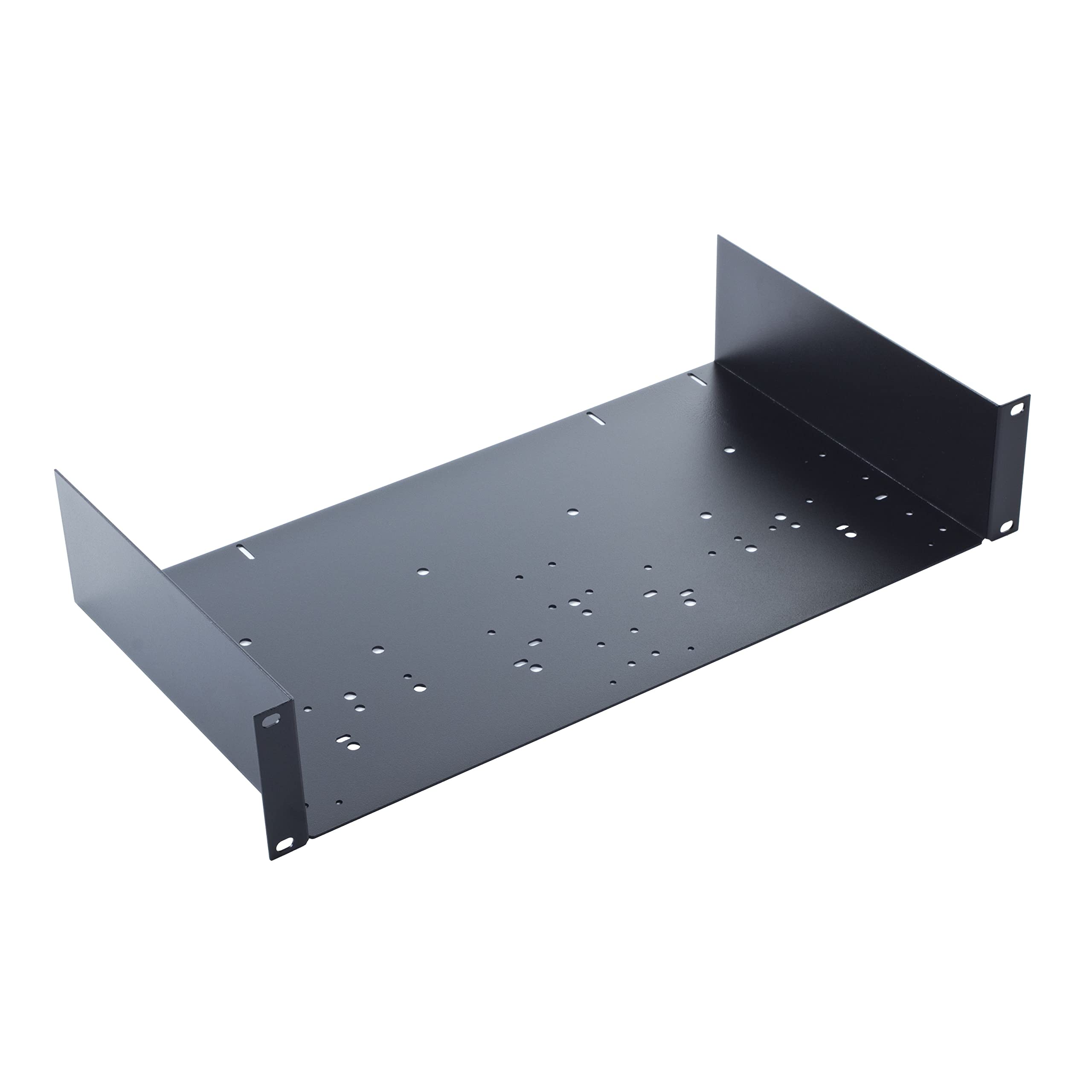 Adam Hall Hardware Black 2U 19" Rack Shelf / Cradle
