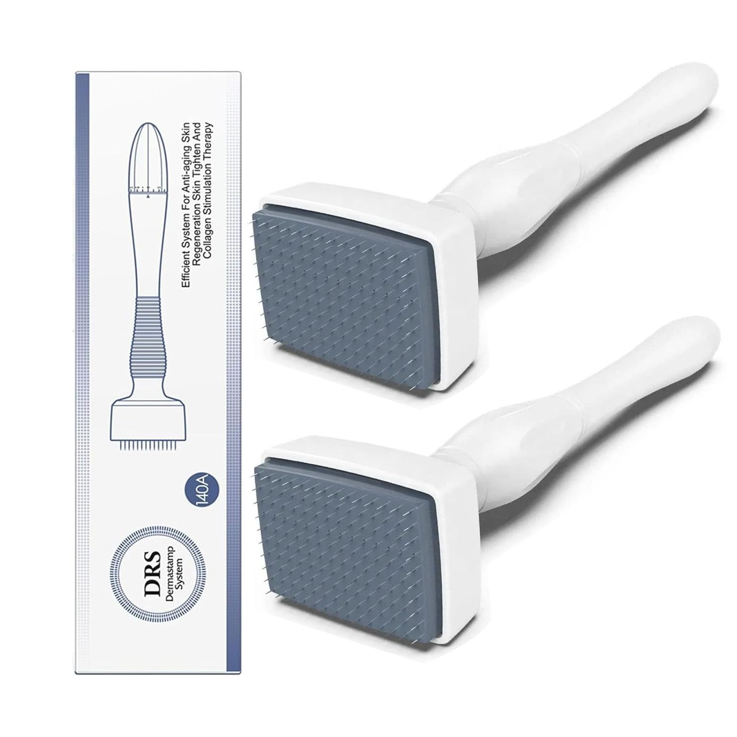 Derma Stamp 2 Pack, 140 Titanium Microneedling