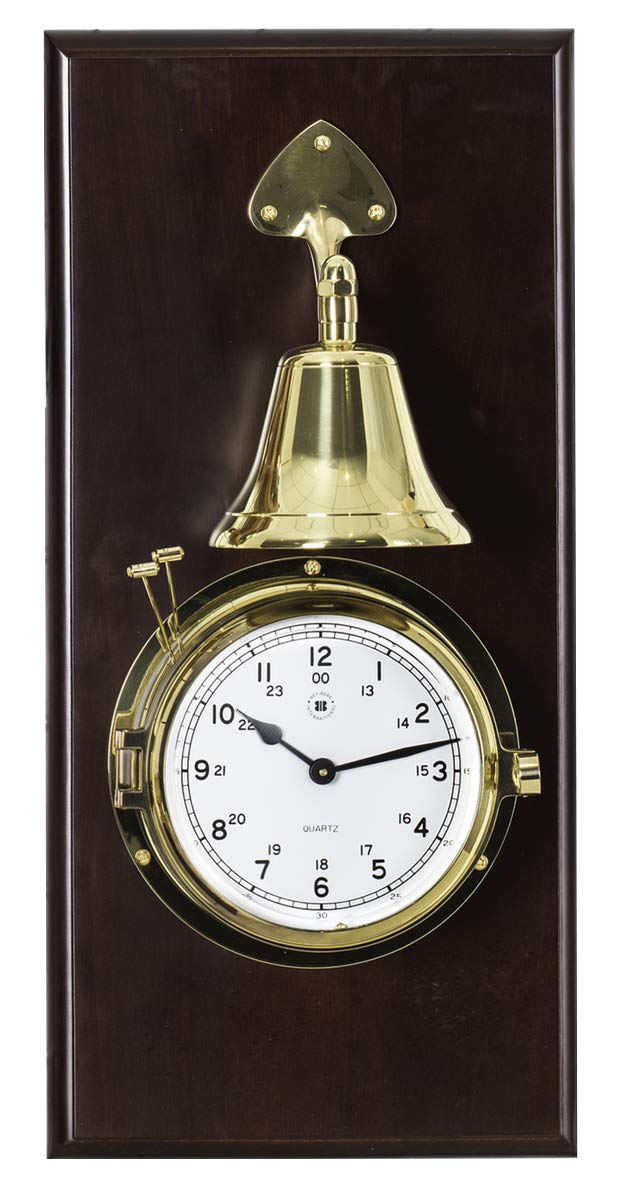 Amazon.com: Bey-Berk Lacquered Brass Porthole Quartz Striking Bell