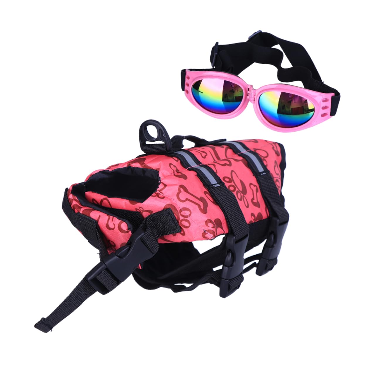 SUPVOX Lot De 3 Paires De De Sécurité pour Chien Confortables Respirants À Dégagement Rapide Taille XS Couleur Aléatoire