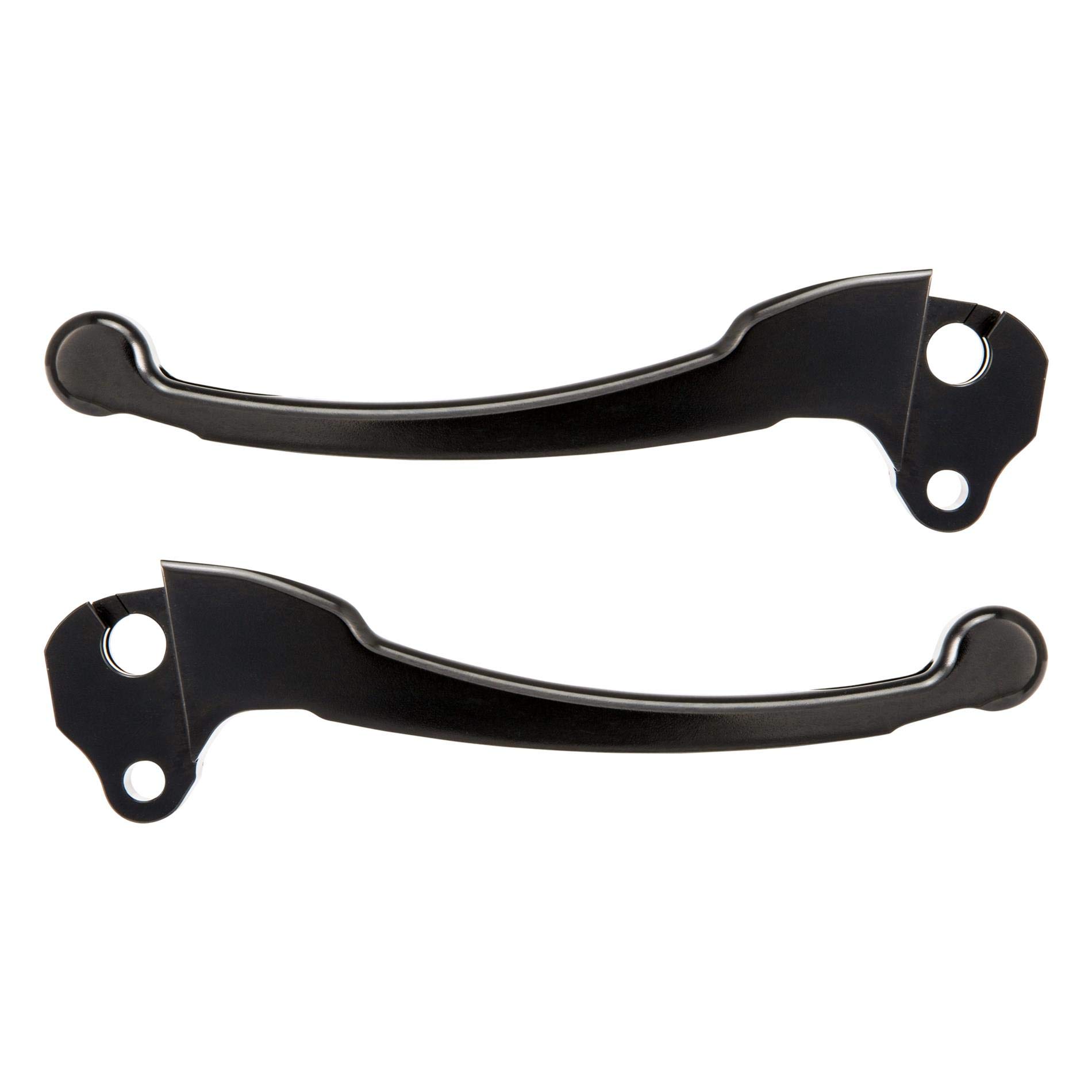 Set di 2 leve sportive SIP frizione/freno tamburo per Vespa 50-125/PV/ET3/PK/S/XL/XL2/125 VNA-TS/150 VBA-Super/Rally /PX80-200/PE/Lusso/T5, alluminio CNC, nero anodizzato, 2 pezzi