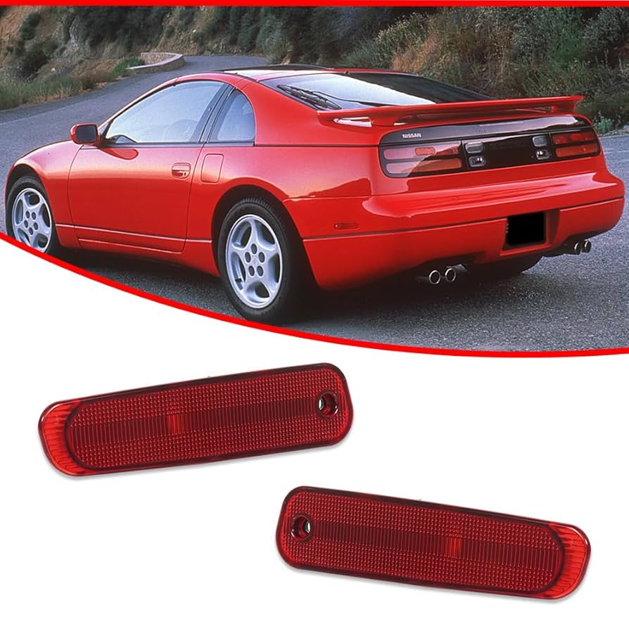 Amazon.com: GTINTHEBOX Red Lens Rear Bumper Side Marker