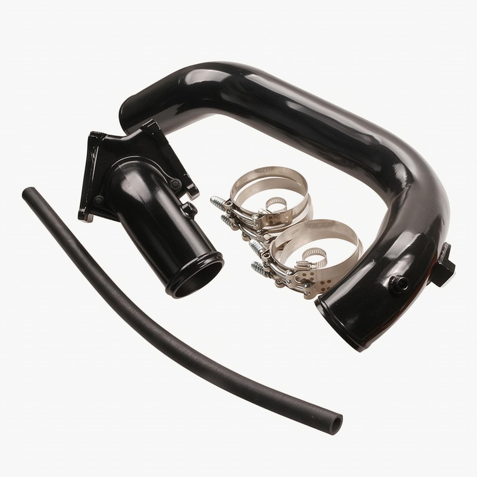predolo Kit Tubo Aspirazione Aspirazione Nera Tubo di con Fascette Alta Efficienza per Elaborazione Auto