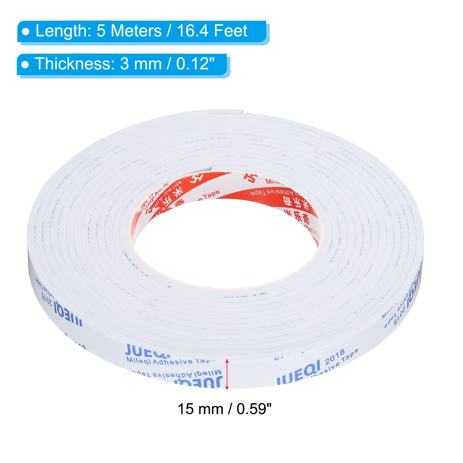 PATIKIL 5m/16.4ft Sealing Foam Tape - Image 2
