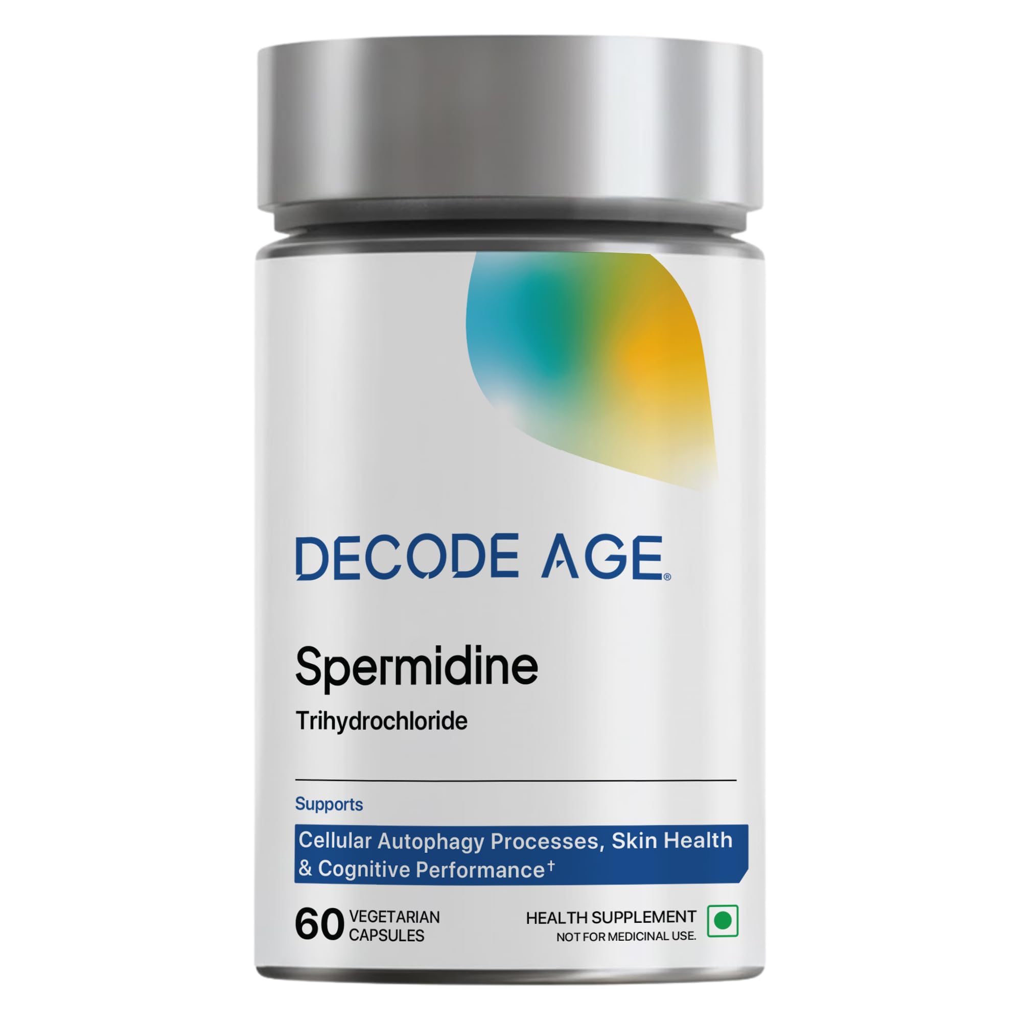 Sponsored Ad - Decode Age Spermidine Supplement|Supports Autophagy,Immunity,Skin & Hair Health,Heart Health|10 Mg,60 Capsules,Vegan,1 Count