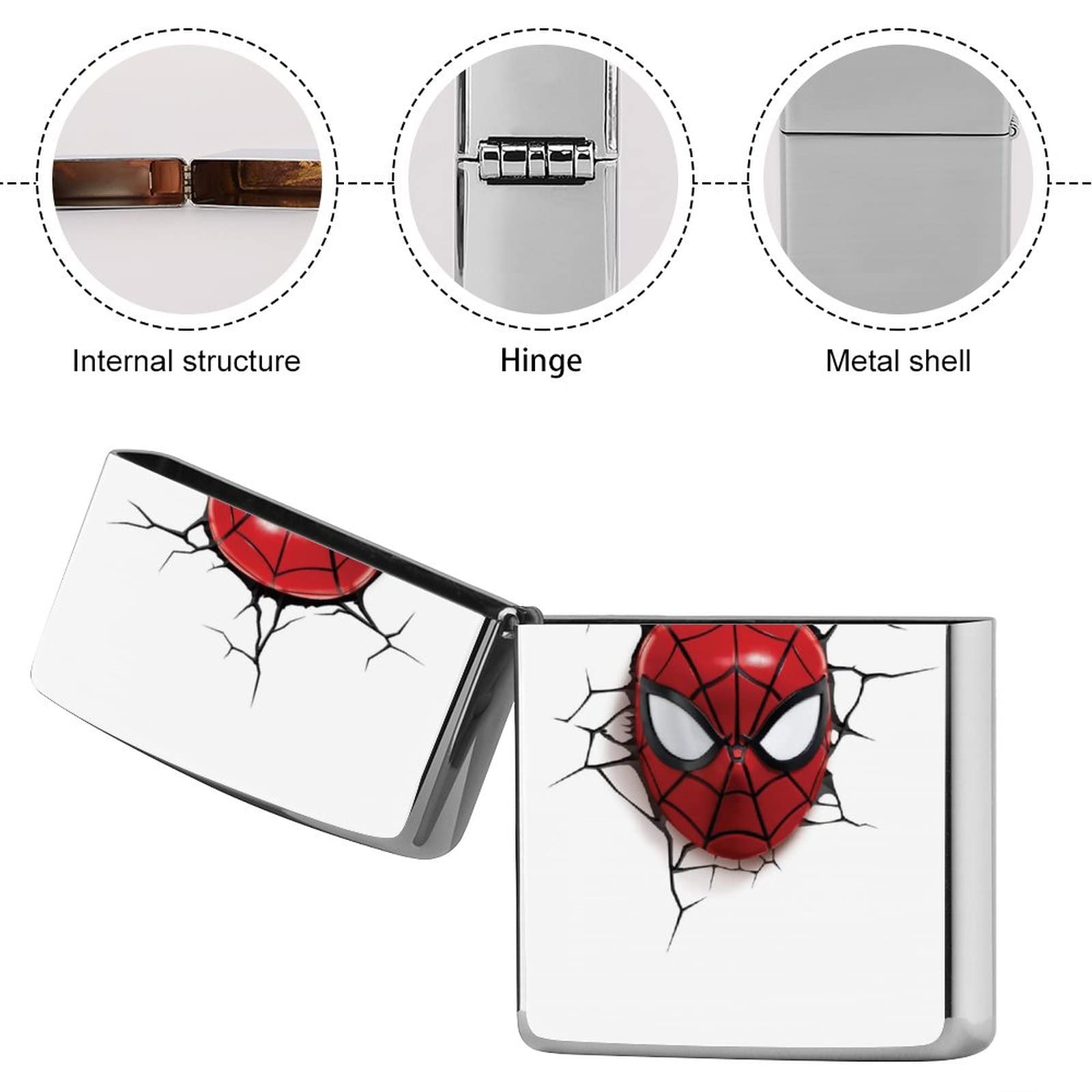 Amazon.co.jp: スパイダーマン ライター アーマー ZIPPO兼用ケース