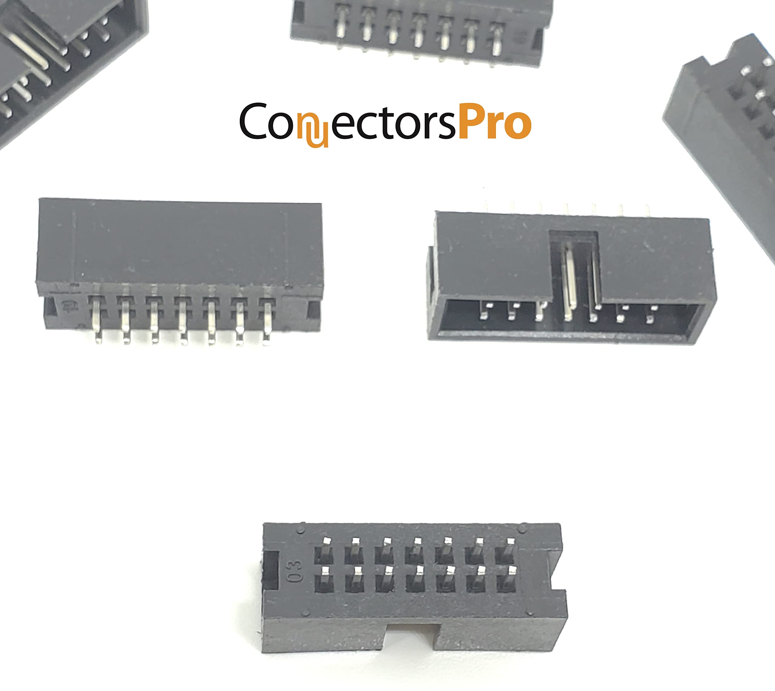 Amazon.co.jp: Connectors Pro 25個パック 14P DC3 2.54mm 0.12インチ
