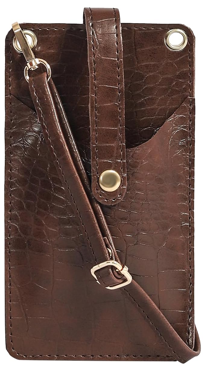 Small Cross-Body Phone Bag Stylish Vegan Leather Mobile Cell Phone Holder Pocket Purse Wallet Mini Shoulder Bags-image-10