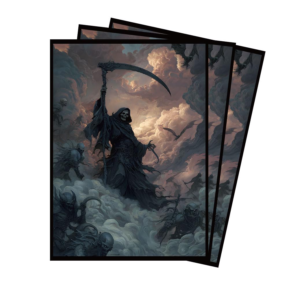 TCG/MTG Card Sleeves 100PCS, Clear Front, Easy Shuffling Applicable, Tearproof, Standard Size Matte Art Sleeves for OCG CCG DTCG PTCG (2)