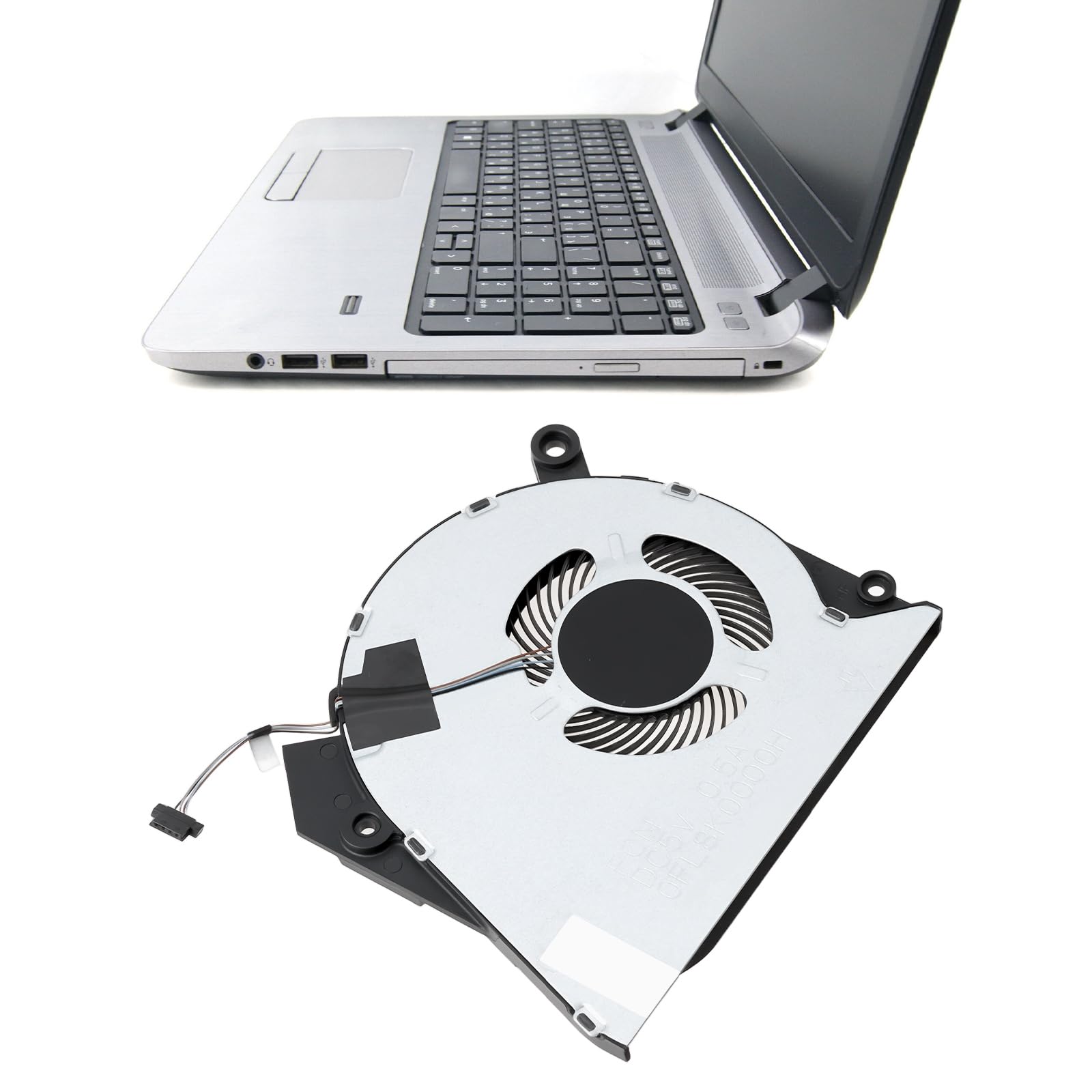 EMSea Ventola CPU per Laptop L47696-001 Compatibile con HP ProBook 450 G6 450 G7 455 G6 455 G7