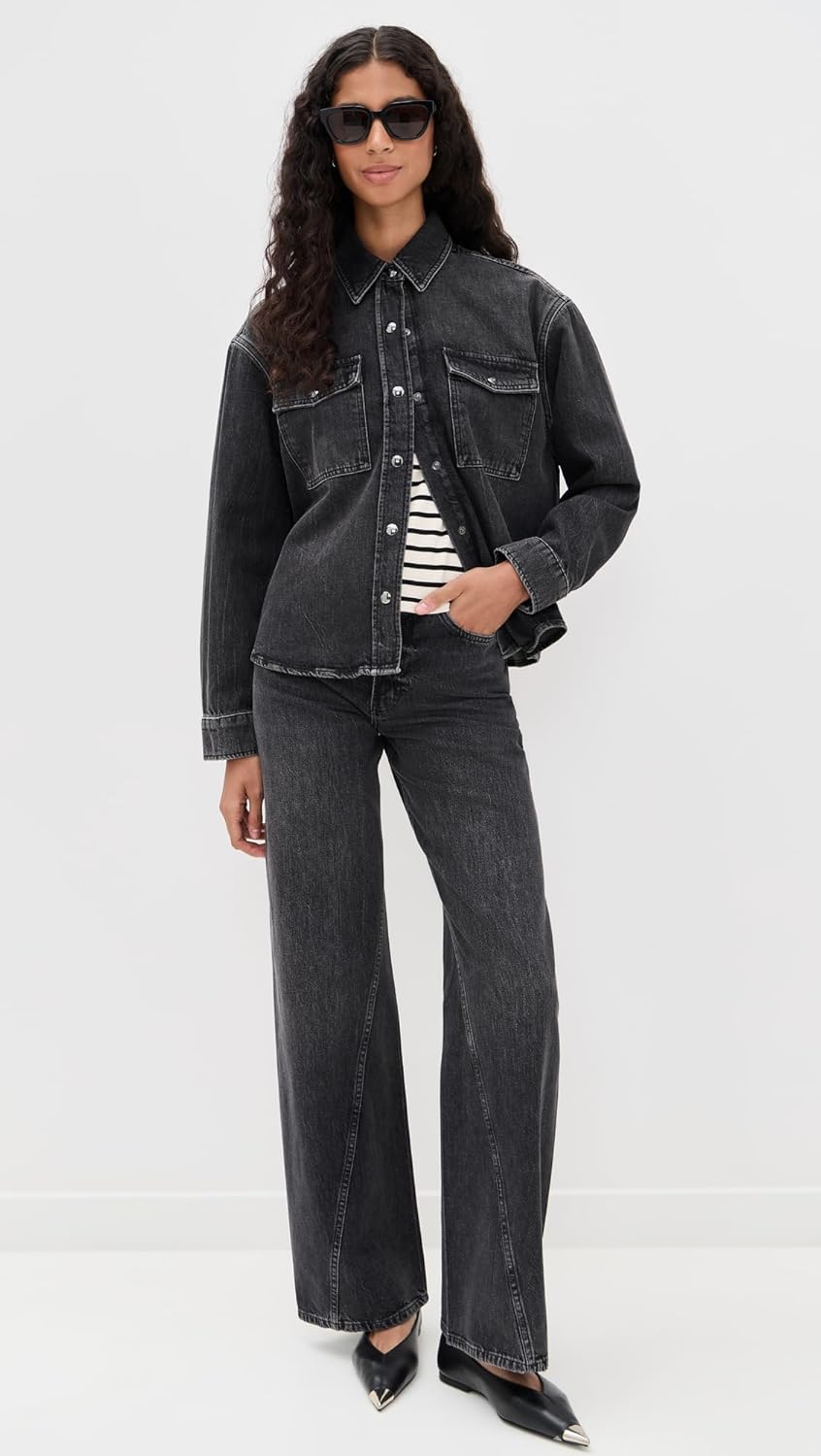 ANINE BING Women's Brie Jeans - Image 5