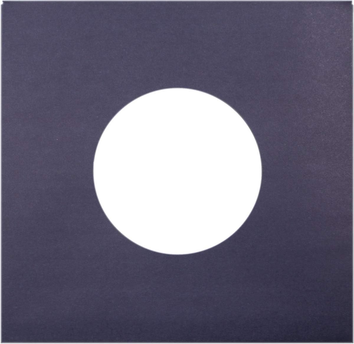 (1000) 7" 45rpm Blue Vinyl Record Inner Sleeves - Archival Quality, Super Heavyweight 29# Paper with Hole - 07IWBL