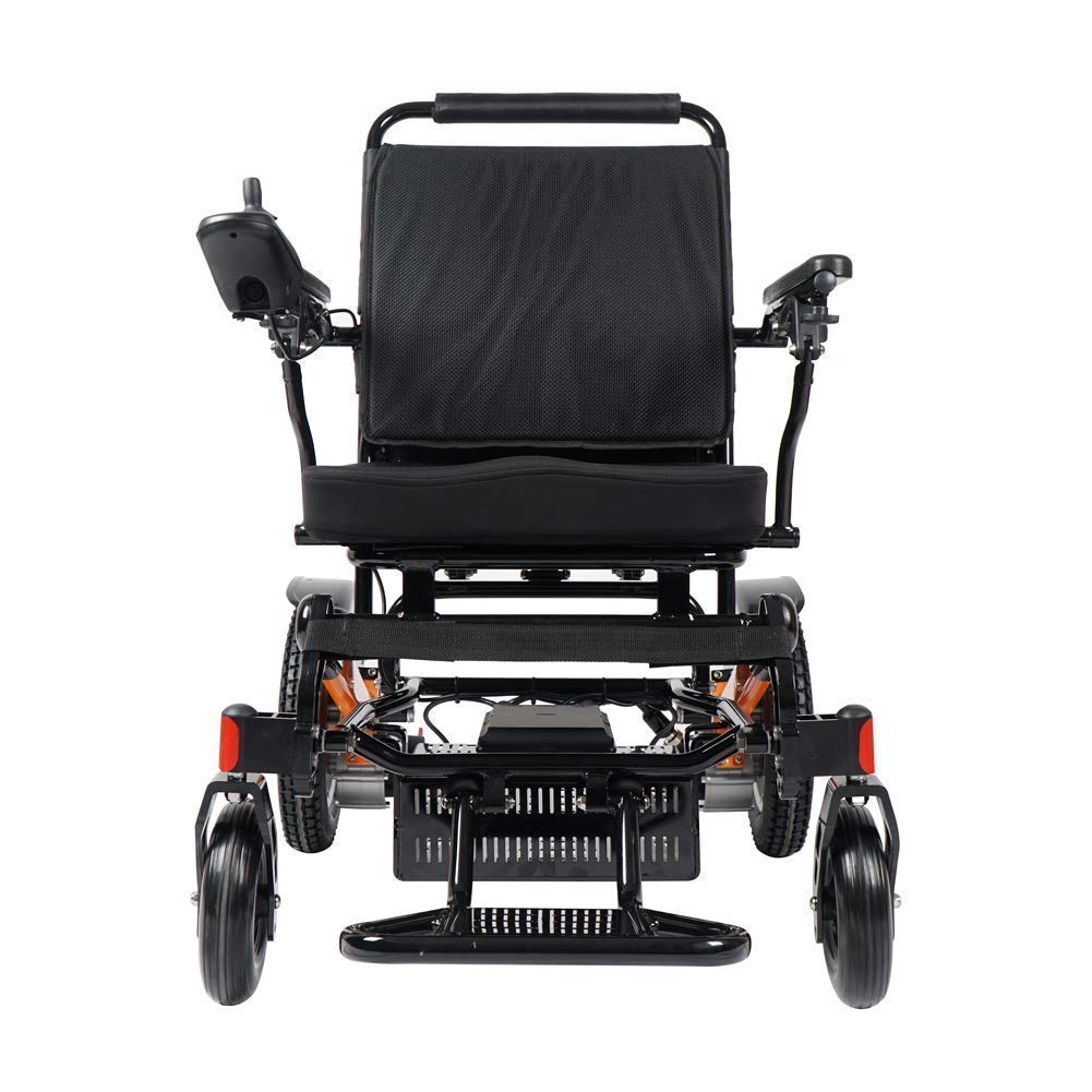 折りたたみ電動車椅子 黒 スポークホイール Amazon.co.jp: 椅子、電動ホイール折りたたみ式軽量高齢者障害者