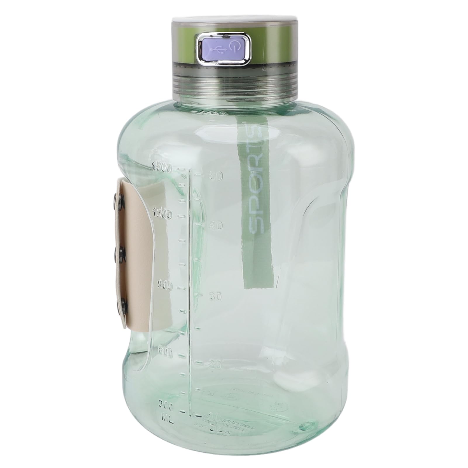 Akozon Akozon 1.5L Hydrogen Water Bottle Generatore di Acqua Ricca di Idrogeno con Tecnologia SPE PEM Produce Idrogeno da 1300p a 1800p per un Bollitore Sportivo Ideale per Idratazione Migliorata