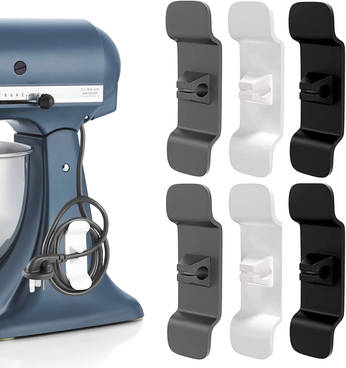 3PCS Cord Organizer for Kitchen Appliances,Tidy Wrap Cord Holder Hider Compatible