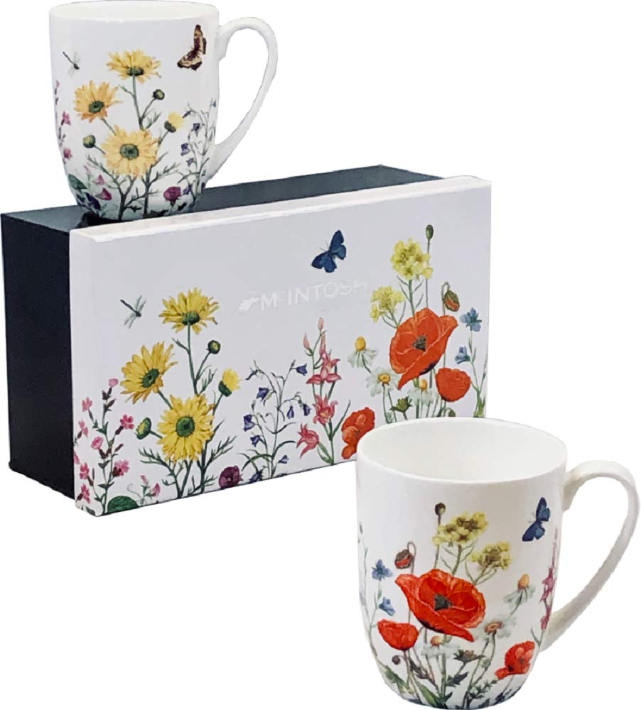 Wildflowers Set of 2 Mugs : Amazon.ca: Home