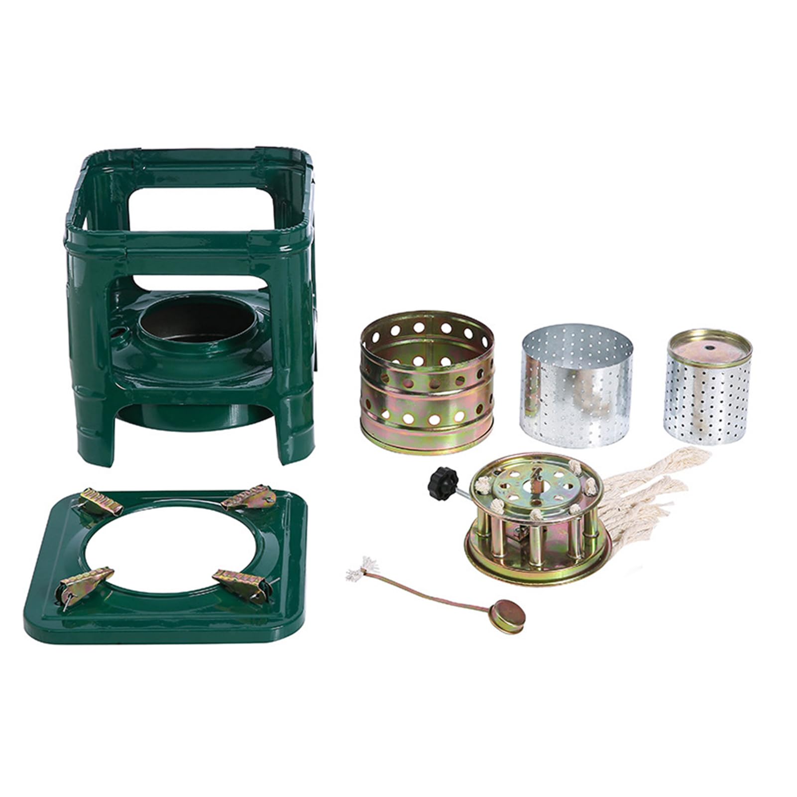 Fornello A Cherosene Kerosene Stove 8 Stoppini | Stufa Da Campeggio E Cucina A Petrolio, Accensione Rapida, 6 Ore Di Autonomia, Resistente Al Vento