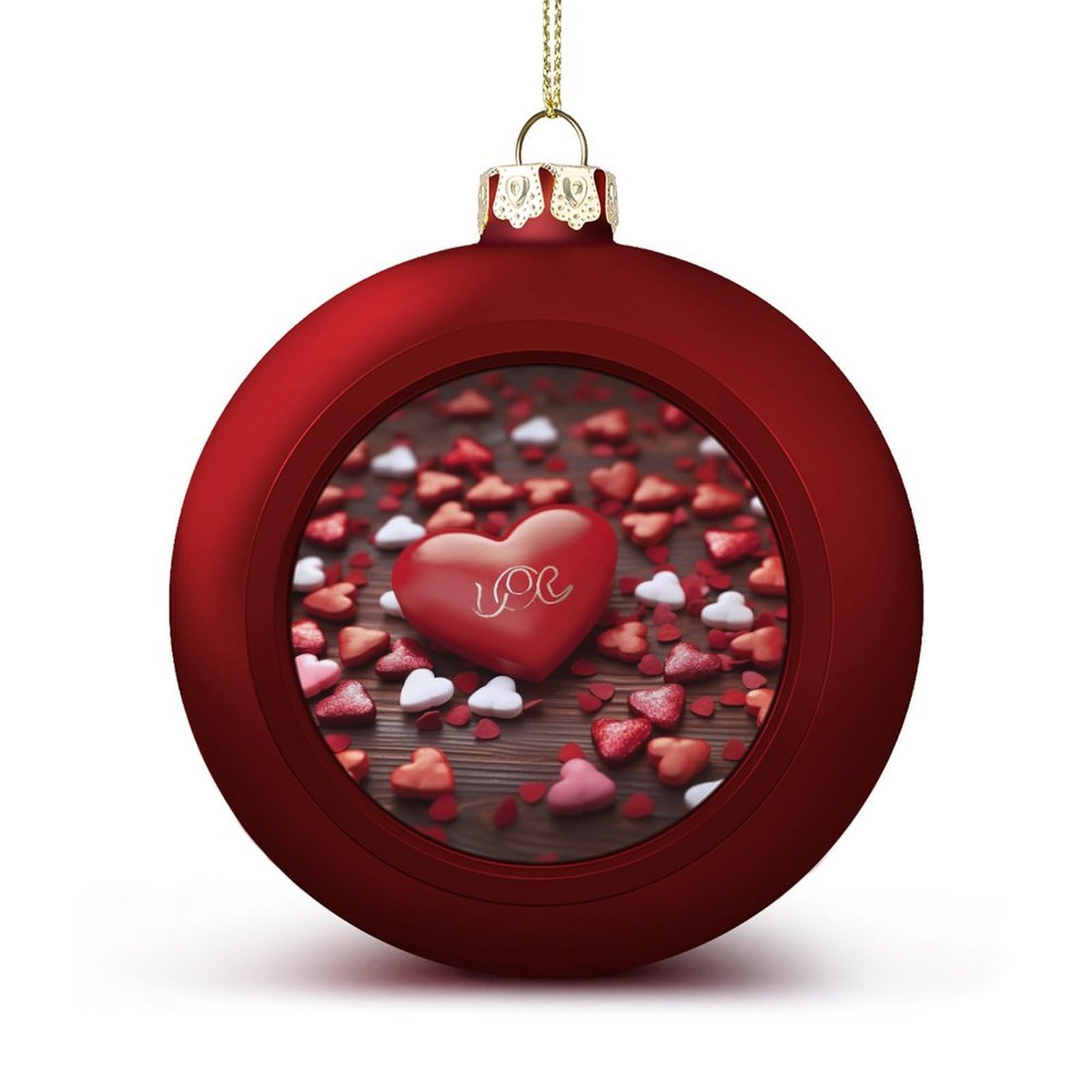 Christmas Balls Ornaments for Xmas Christmas Tree 1.6" Hanging Shatterproof Xmas Balls Hanging Decor Pendants for Holiday Party Outdoor Indoor DIY Craft Supplies