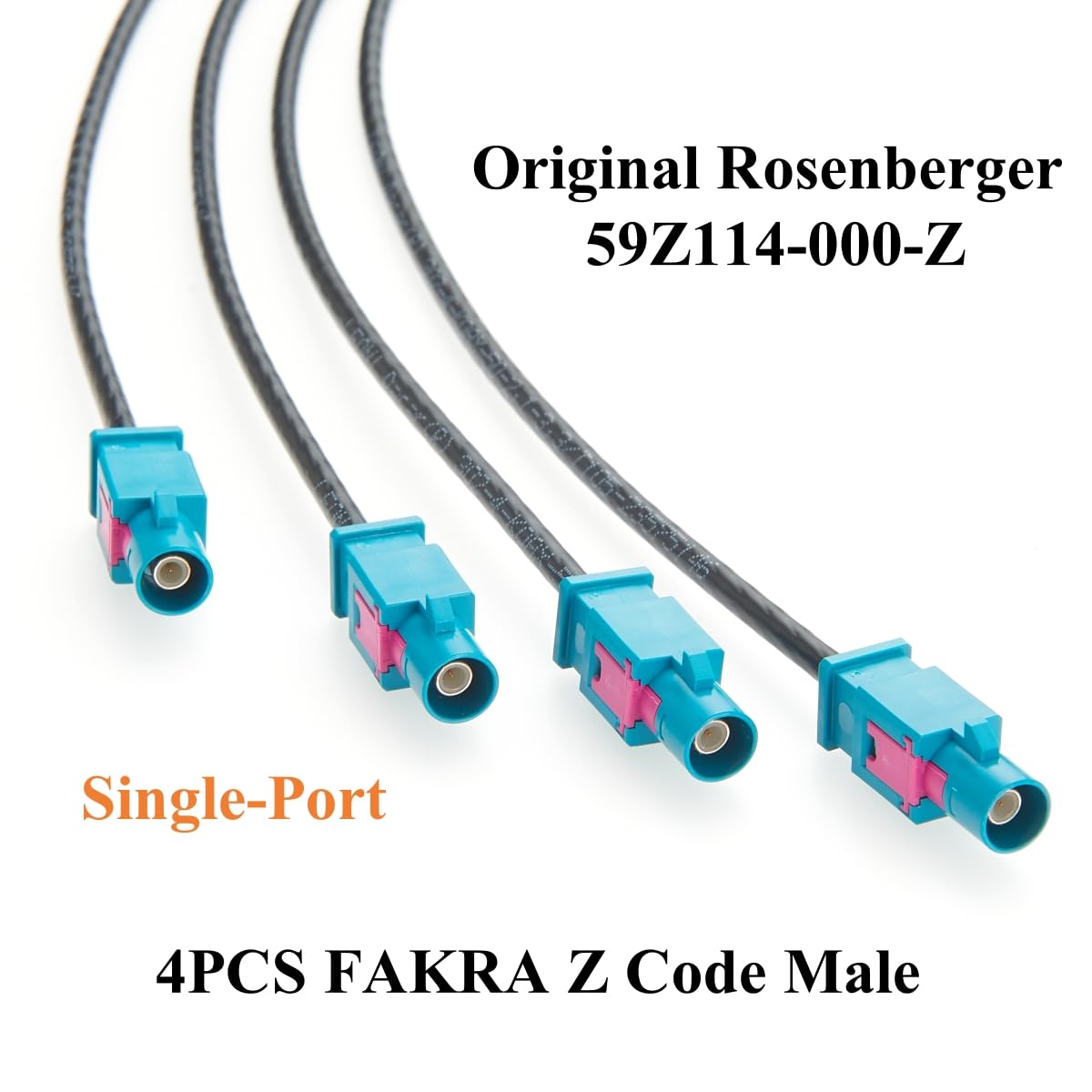 Rosenberger Koaxial-Verlängerungskabel 4-polig Mini FAKRA AMK12D-1M4Z5-Z auf FAKRA 59Z114-000Z GMSL2 FAKRA 1-4F-M (1m)