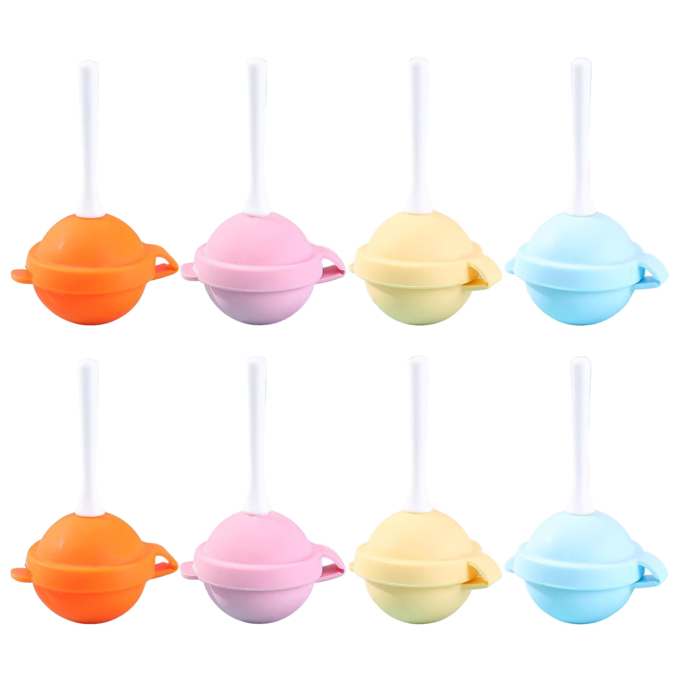 Ginwrek silicone popsicle molds Ice Cream Popsicle Molds, 8pcs Silicone, Easy-release Ice Cream Mold For Diy Snacks, 1.77×3.94in