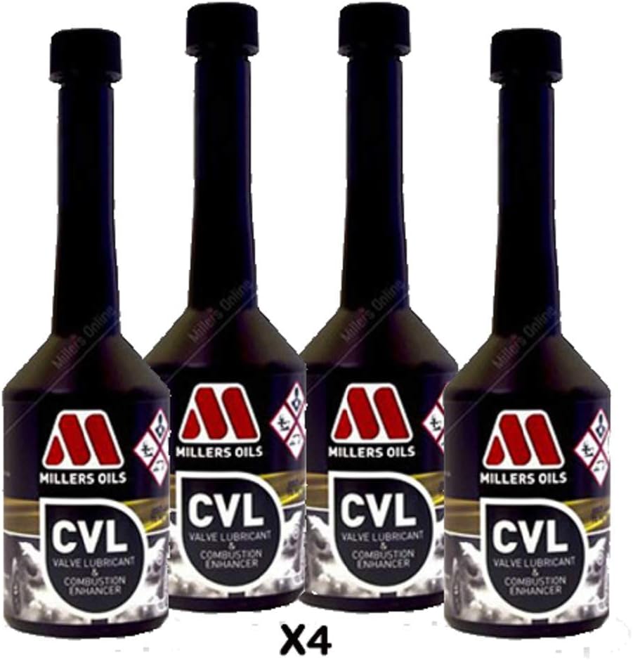 Millers CVL FUEL ADDITIVE VALVE SEAT LUBRICANT 4x 250ML Amazon.co.uk Automotive