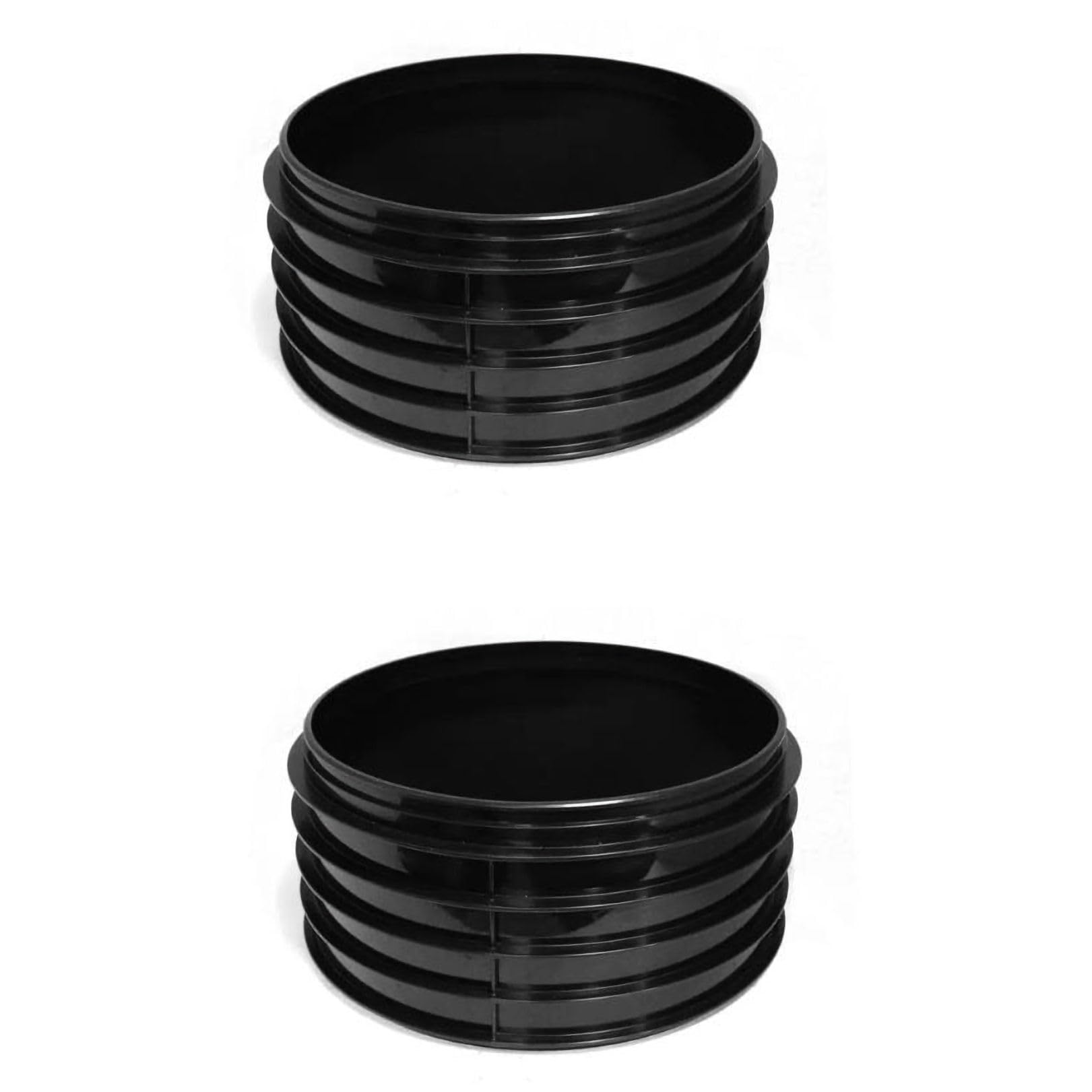 2x 450mm Inspection Chamber Risers 235mm Height Underground Drainage Riser